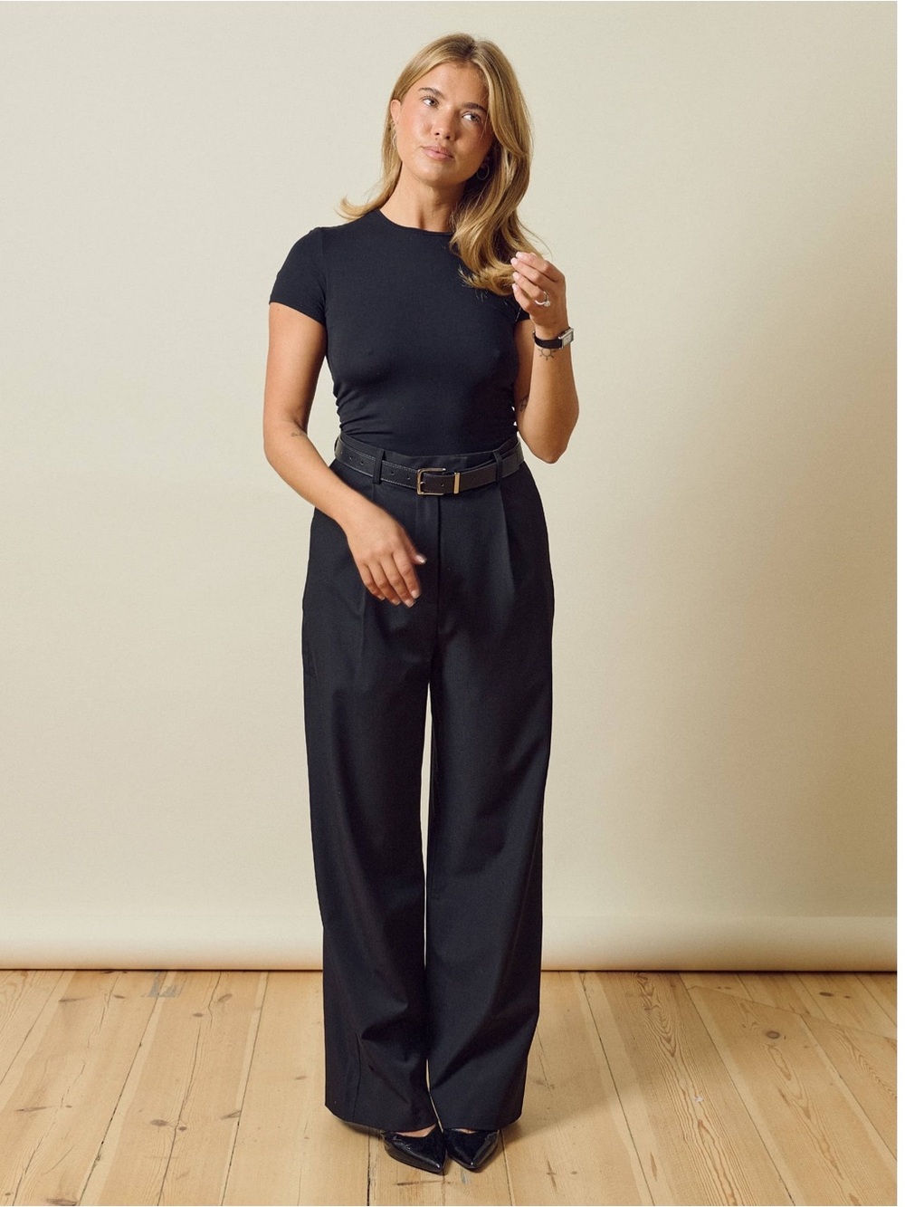 Djerf Avenue Favorite Pants Black